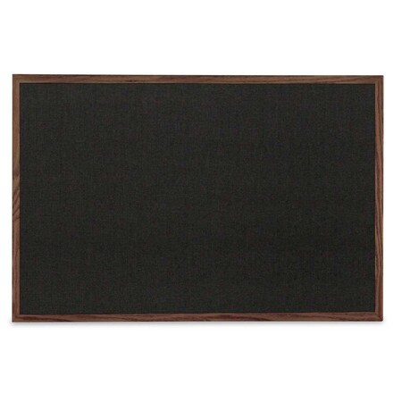 United Visual Products Outdoor Enclosed Combo Board, 72"x36", Satin Frame/Black Porc & Rubber UVCB7236OD-BLKPORC-RUBBER